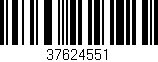 Código de barras (EAN, GTIN, SKU, ISBN): '37624551'