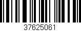 Código de barras (EAN, GTIN, SKU, ISBN): '37625061'