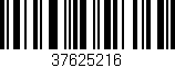 Código de barras (EAN, GTIN, SKU, ISBN): '37625216'