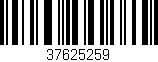 Código de barras (EAN, GTIN, SKU, ISBN): '37625259'