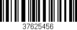 Código de barras (EAN, GTIN, SKU, ISBN): '37625456'