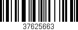 Código de barras (EAN, GTIN, SKU, ISBN): '37625663'