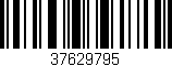 Código de barras (EAN, GTIN, SKU, ISBN): '37629795'