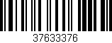 Código de barras (EAN, GTIN, SKU, ISBN): '37633376'