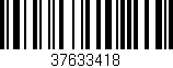 Código de barras (EAN, GTIN, SKU, ISBN): '37633418'