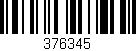 Código de barras (EAN, GTIN, SKU, ISBN): '376345'