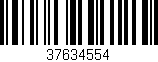 Código de barras (EAN, GTIN, SKU, ISBN): '37634554'