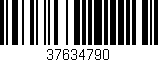 Código de barras (EAN, GTIN, SKU, ISBN): '37634790'