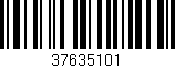 Código de barras (EAN, GTIN, SKU, ISBN): '37635101'