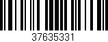 Código de barras (EAN, GTIN, SKU, ISBN): '37635331'