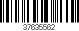 Código de barras (EAN, GTIN, SKU, ISBN): '37635562'