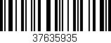 Código de barras (EAN, GTIN, SKU, ISBN): '37635935'