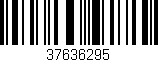 Código de barras (EAN, GTIN, SKU, ISBN): '37636295'