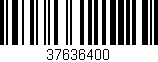 Código de barras (EAN, GTIN, SKU, ISBN): '37636400'
