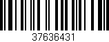 Código de barras (EAN, GTIN, SKU, ISBN): '37636431'