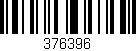 Código de barras (EAN, GTIN, SKU, ISBN): '376396'