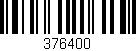 Código de barras (EAN, GTIN, SKU, ISBN): '376400'