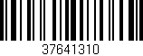Código de barras (EAN, GTIN, SKU, ISBN): '37641310'