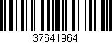 Código de barras (EAN, GTIN, SKU, ISBN): '37641964'