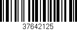 Código de barras (EAN, GTIN, SKU, ISBN): '37642125'