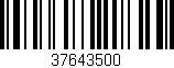 Código de barras (EAN, GTIN, SKU, ISBN): '37643500'