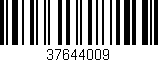 Código de barras (EAN, GTIN, SKU, ISBN): '37644009'