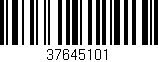Código de barras (EAN, GTIN, SKU, ISBN): '37645101'