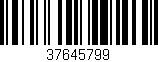 Código de barras (EAN, GTIN, SKU, ISBN): '37645799'