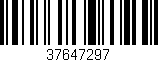 Código de barras (EAN, GTIN, SKU, ISBN): '37647297'