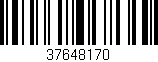 Código de barras (EAN, GTIN, SKU, ISBN): '37648170'