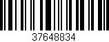 Código de barras (EAN, GTIN, SKU, ISBN): '37648834'