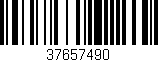 Código de barras (EAN, GTIN, SKU, ISBN): '37657490'