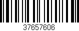 Código de barras (EAN, GTIN, SKU, ISBN): '37657606'