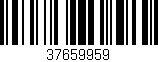Código de barras (EAN, GTIN, SKU, ISBN): '37659959'