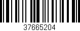 Código de barras (EAN, GTIN, SKU, ISBN): '37665204'
