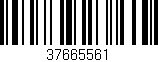 Código de barras (EAN, GTIN, SKU, ISBN): '37665561'