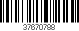 Código de barras (EAN, GTIN, SKU, ISBN): '37670788'