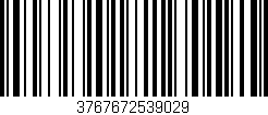 Código de barras (EAN, GTIN, SKU, ISBN): '3767672539029'