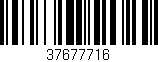 Código de barras (EAN, GTIN, SKU, ISBN): '37677716'