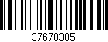 Código de barras (EAN, GTIN, SKU, ISBN): '37678305'