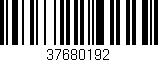 Código de barras (EAN, GTIN, SKU, ISBN): '37680192'