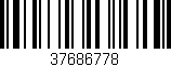 Código de barras (EAN, GTIN, SKU, ISBN): '37686778'