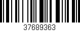 Código de barras (EAN, GTIN, SKU, ISBN): '37689363'