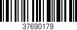 Código de barras (EAN, GTIN, SKU, ISBN): '37690179'