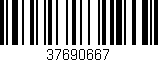 Código de barras (EAN, GTIN, SKU, ISBN): '37690667'