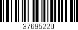 Código de barras (EAN, GTIN, SKU, ISBN): '37695220'