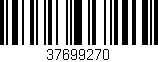 Código de barras (EAN, GTIN, SKU, ISBN): '37699270'