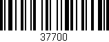 Código de barras (EAN, GTIN, SKU, ISBN): '37700'