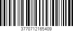 Código de barras (EAN, GTIN, SKU, ISBN): '3770712165409'