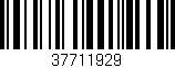 Código de barras (EAN, GTIN, SKU, ISBN): '37711929'